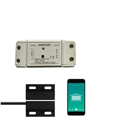 Afbeelding van MHCOZY Garagedeuropener, wifi, intelligente deurafstandsbediening, compatibel met Alexa, Google Home, spraakbesturing en afstandsbediening