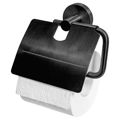 Afbeelding van Haceka kosmos toiletrolhouder met klep grafiet 1208727