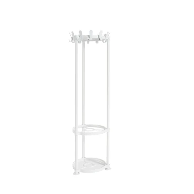 Afbeelding van Van Esch staande kapstok Krok Round Wit