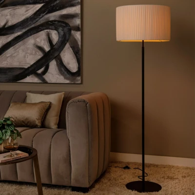 Afbeelding van Lucide FOLD Vloerlamp Ø 45 cm 1xE27 Wit