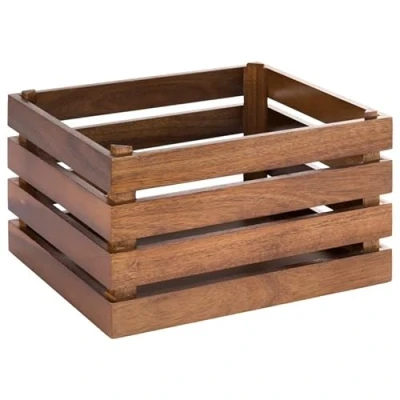Afbeelding van APS Superbox acaciahouten krat 350x290mm