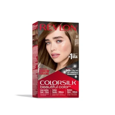 Afbeelding van Revlon Colorsilk Haarverf 40 Medium Asbruin