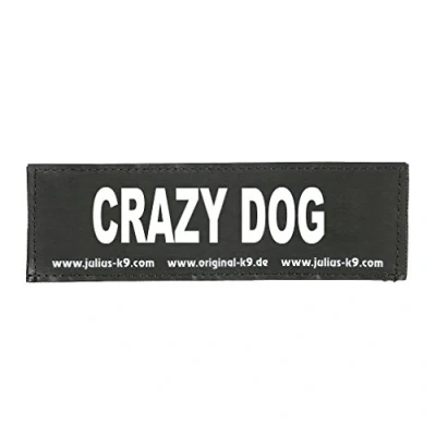 Afbeelding van Julius k9 labels voor power harnas / tuig crazy dog SMALL