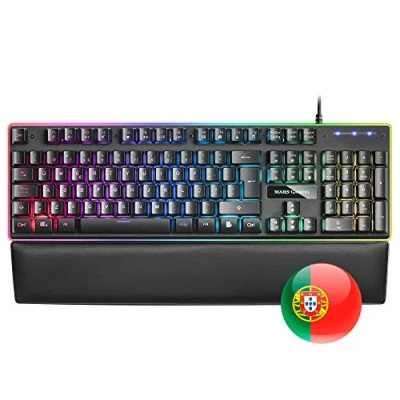 Afbeelding van Mars Gaming MK320, toetsenbord RGB H mechanische polssteun, PT, Zwart