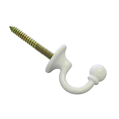 Afbeelding van GARDINIA Decoratieve haken, barok, 2 stuks, embrasse lengte: 3 cm, Ø18 mm, metaal, chroom