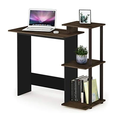 Afbeelding van Furinno Efficient Home Laptop Notebook Computertafel, Columbia Walnoot/Bruin