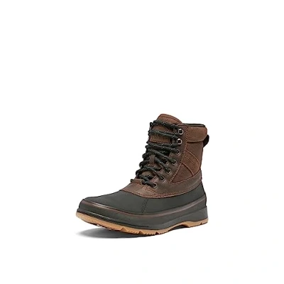 Afbeelding van Sorel Ankeny II BOOT WP Veterboots, Heren, Maat: 41, Tobacco/black Leer en textiel
