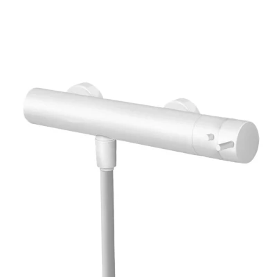Afbeelding van Waterevolution Flow douchethermostaat met douchegarnituur wit T140TBR