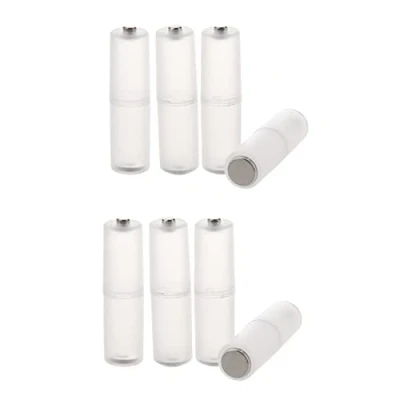 Afbeelding van ISTOVO 8 stuks AAA naar AA batterij cel converter adapter cilindrische behuizing houder