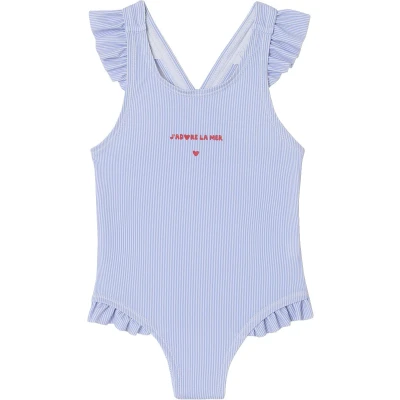 Afbeelding van Vertbaudet Badpak met strepen voor baby meisjes