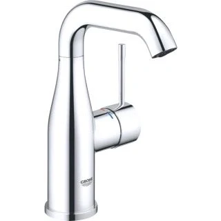 Afbeelding van Grohe essence new wastafelmengkraan m size po waste eengreeps 1 gats 193mm hoogte glad 114mm uitloop draaibaar chroom 24181001