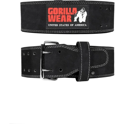 Afbeelding van Gorilla Wear 4 Inch Leren Lifting Belt Zwart 2XL/3XL