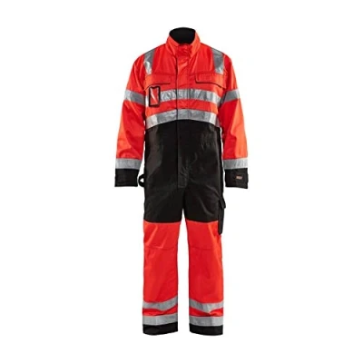 Afbeelding van Blaklader Overall High Vis 6373 1804 Rood/Zwart C58