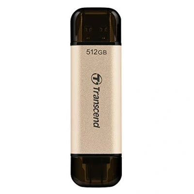 Afbeelding van Transcend JetFlash 930C USB flash drive 512 GB Type A / C 3.2 Gen 1 (3.1 1) Goud
