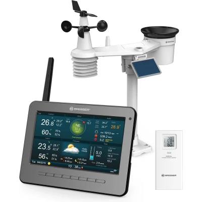 Afbeelding van BRESSER Weerstation WLAN HD TFT 7 in 1 Multisensor 868 MHZ Voor Binnen en Buiten