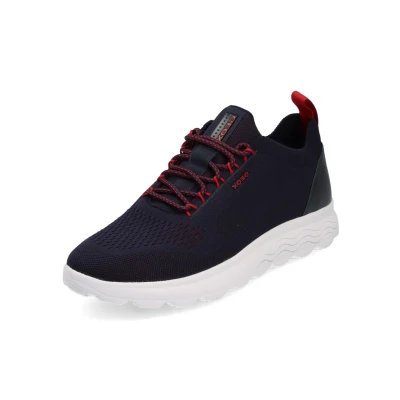 Afbeelding van Geox U Spherica Sneakers laag, Heren, Maat: 40, Dark blue Leer