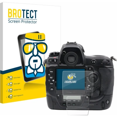 Afbeelding van BROTECT Screenprotector voor Nikon D3x Folie Beschermfolie Beschermglas transparant