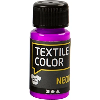 Afbeelding van Creativ Company Textile Color Dekkende Textielverf Neon Paars, 50ml