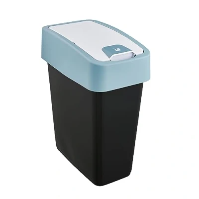 Afbeelding van Keeeper Afvalemmer met Plooideksel Premium Zachte touch 10 L groen