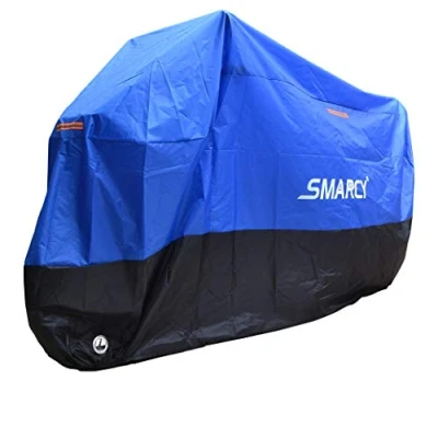 Afbeelding van SMARCY® Beschermhoes voor motorfiets, scooter, maat XL, kleur blauw en zwart