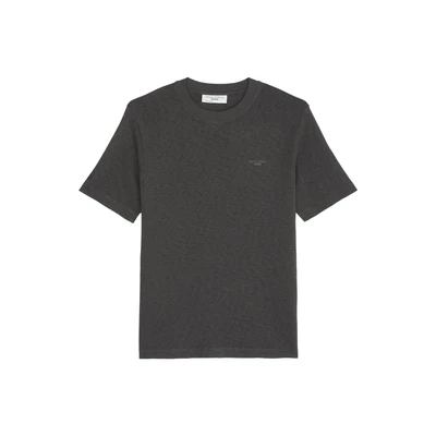 Afbeelding van Marc O&#039;Polo Denim Short Sleeve LOGO Print Regular FIT Tshirt basic, Heren, Maat: Small, Pewter grey