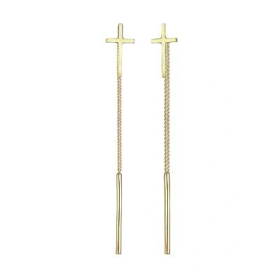Afbeelding van Elli Dames Kruis Hanger Trend in 925 Sterling Zilver