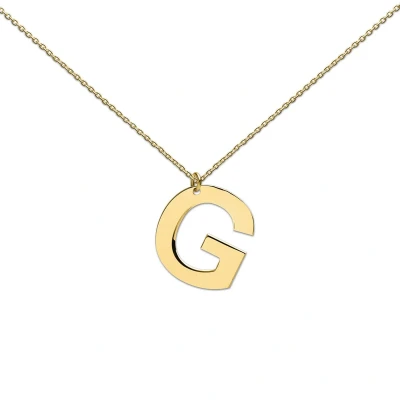Afbeelding van Heart to Get Grote Letter G Ketting goudkleurig