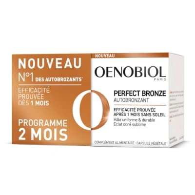 Afbeelding van Oenobiol Perfect Bronze Zelfbruiner Set van 2 x 30 Capsules