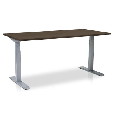 Afbeelding van MRC PRO elektrisch ARBO zit sta bureau 140x80 cm bruin eiken