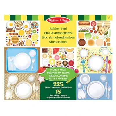 Afbeelding van Melissa &amp; Doug Stickerbord voor het bereiden van een maaltijd Activiteitenbord 3+ Cadeau jongens of meisjes