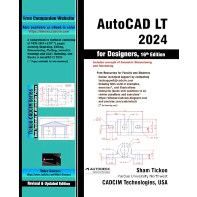 Afbeelding van AutoCAD LT 2024 for Designers, 16th Edition