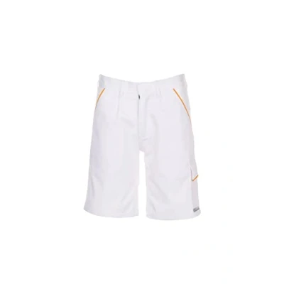 Afbeelding van Planam Shorts Highline, maat M, zuiver wit/geel, 2377048