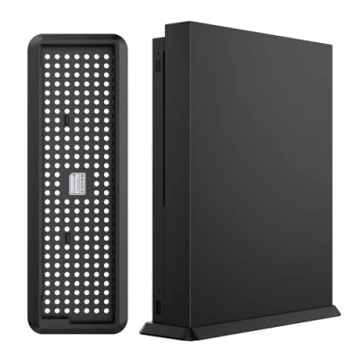 Afbeelding van KlsyChry Verticale houder voor Xbox One X console, zwart