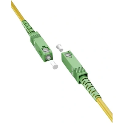 Afbeelding van Goobay Fibre optic Cable (FTTH), Singlemode (OS2) Yellow,(Simplex) 1 m