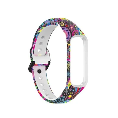 Afbeelding van Siliconen band met print Multicolor Samsung Galaxy Watch Fit 2