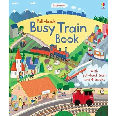 Afbeelding van Pull back Busy Train (Usborne Series) (Pull books)