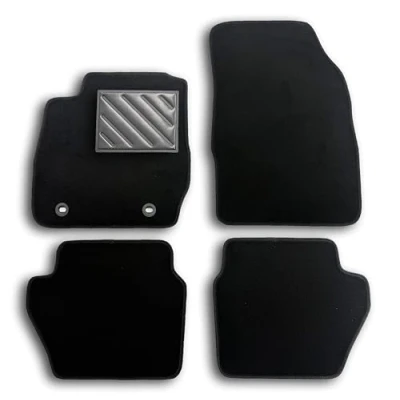 Afbeelding van MTC Automotive Vloermatten voor Ford Fiesta MK7 2008 2011 vast, ovaal, op maat, antislip, pvc hakbeschermer