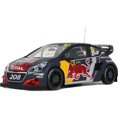 Afbeelding van Peugeot 208 WRX (Belgium GP 2018) 1:18 OttoMobile OT455