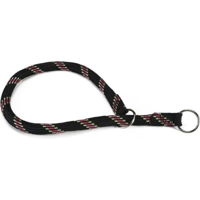 Afbeelding van Beeztees Ronde Nylon Halsband Zwart 55cm