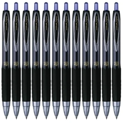 Afbeelding van Uni Ball Rollerball Signo UMN 207 MICRO blauw 0,5 mm doos 12 stuks