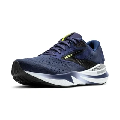Afbeelding van Brooks Adrenaline GTS 24 Ondersteunende hardloopschoen voor heren, Peacoat/Zwart/Scherp Groen, 48 EU