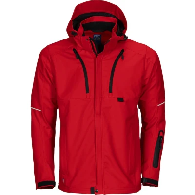 Afbeelding van ProJob 3406 SOFTSHELL JAS 643406 Rood 4XL