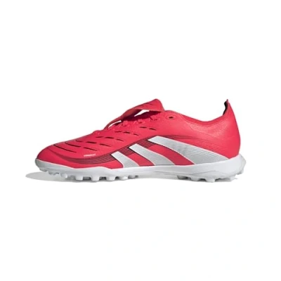 Afbeelding van adidas Performance Predator League TURF Voetbalschoenen voor kunstgras, Heren, Maat: 42, Lucid red/footwear white/core black Textiel/ synthetisch