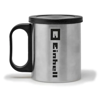 Afbeelding van Originele Einhell koffiekop voor de accu koffiemachine (accessoire en reserveonderdeel TE CF 18 Li, van 240 ml met deksel, stofdicht)