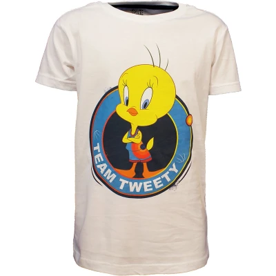 Afbeelding van Space Jam: A New Legacy Team Tweety Kinder T shirt Kids 122 Wit