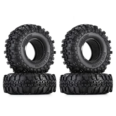 Afbeelding van INJORA 1,9inch RC Banden 4pcs set voor 1:10 Rock Crawler Axial SCX10 90046 III AXI03007 Tamiya CC01 D90 D110