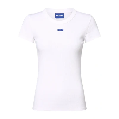 Afbeelding van HUGO EASY TEE Tshirt basic, Dames, Maat: XS, White
