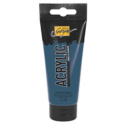 Afbeelding van Solo Goya Paynes Grijze Acrylverf 100ml tube Hoge kwaliteit A merk