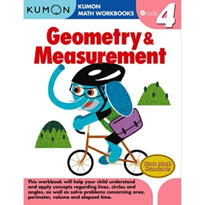 Afbeelding van Grade 4 Geometry &amp; Measurement (Kumon Math Workbooks)