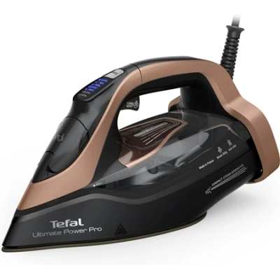 Afbeelding van Tefal Fv9e50 Ultimate Power Pro Stoomstrijkijzer Zwart En Blush